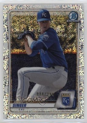 2020 Bowman Chrome Prospects Speckle Refractor 48/299 Brady Singer #BCP-42 0q1p