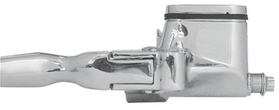 V-Factor 45265 Chrome Handlebar Master Cylinder Assembly 9/16'' Bore for 96-06