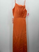 Pre-Owned JJ's House Orange Size 12 Evening Maxi Sleeveless Dress