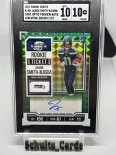 2023 Contenders Optic Rookie Ticket Jaxon Smith-Njigba Prizm Auto /23 SGC 10