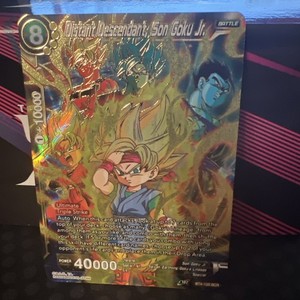 ドラゴンボールスーパーカードゲーム　悟空jr BT4-123 SCR Distant Descendant Son Goku Jr | eBay