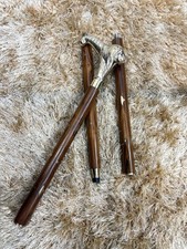 Handmade Lion Head Handle Wooden Walking Stick Gentleman Cane Gift Item