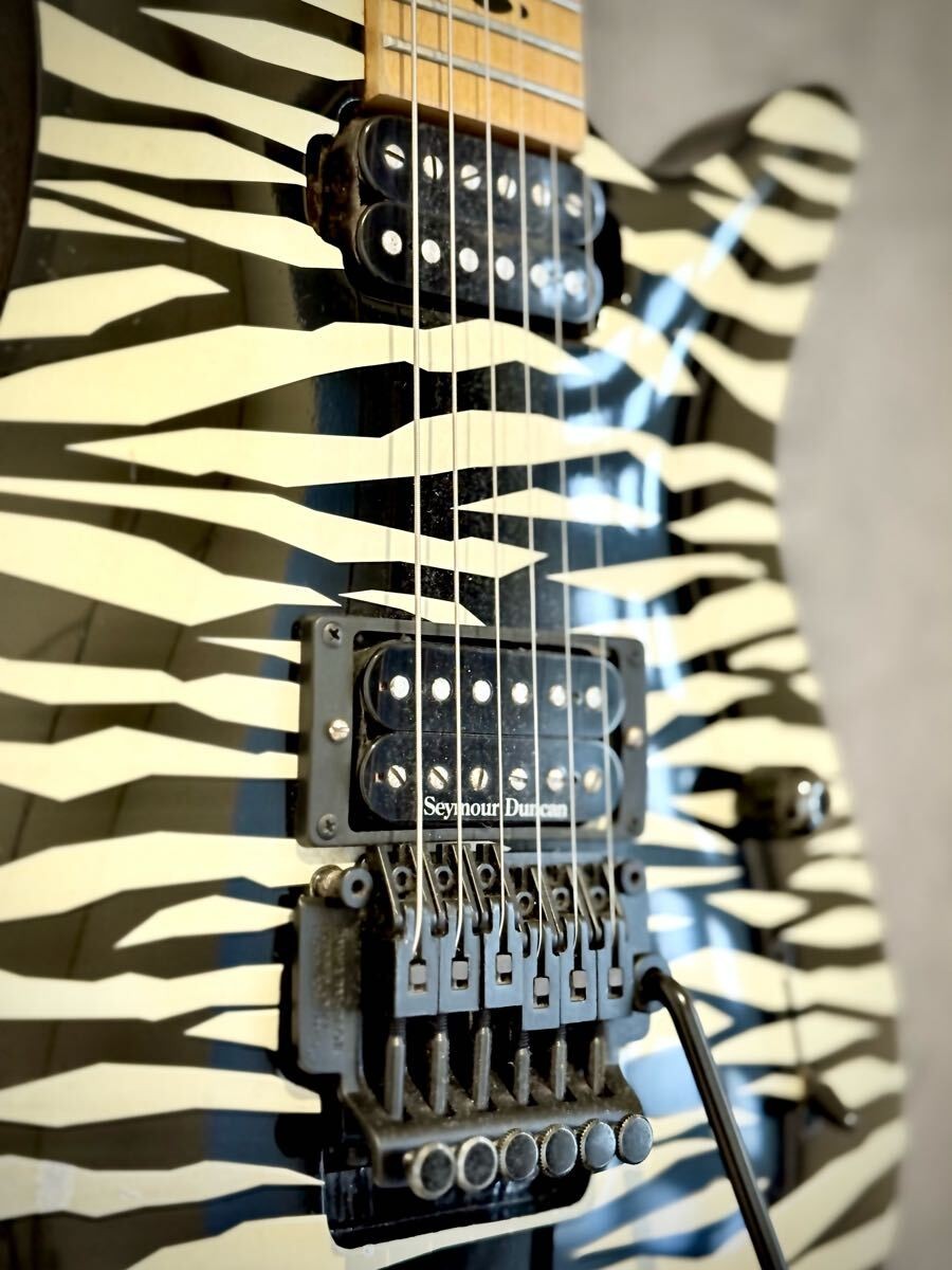 YAMAHA MG-MⅢ Zebra Tak Matsumoto Electric Guitar Yamaha MG-MIII B'z Tak Matsumoto Zebra