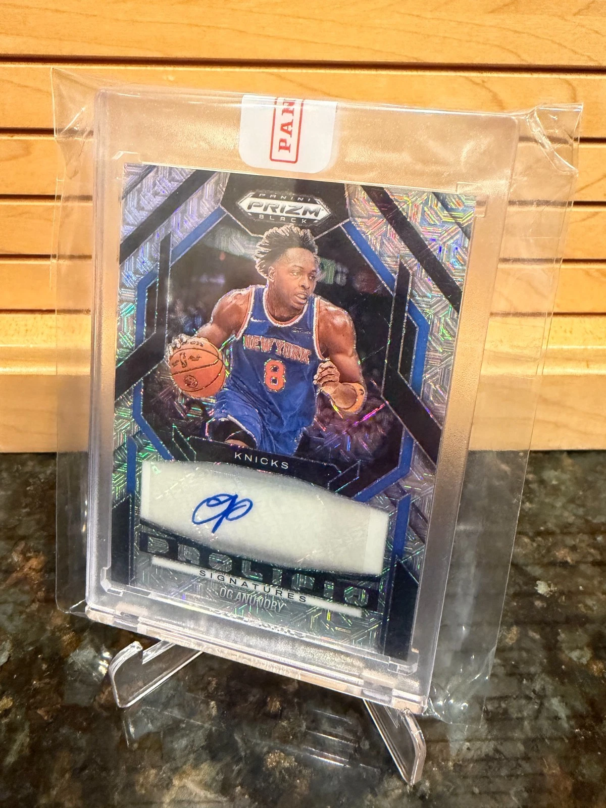 2024-25 Panini Prizm Black OG Anunoby Prolific Signatures Mojo Autograph /25 !! - product detail image 6