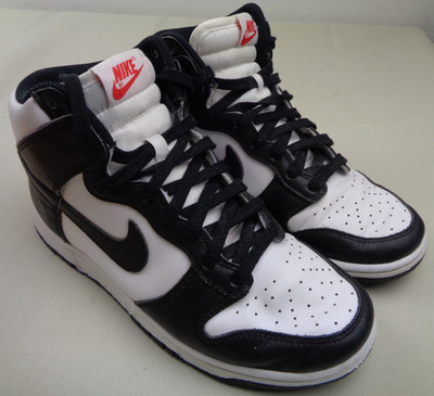 Nike Dunk High Damenschuhe Größe 6 schwarz weiß Panda Retro Leder DD1869-103