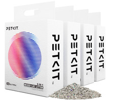 PETKIT Mixed Cat Litter   Fast Clumping, Flushable, Dust-Free, 7.9  lb  4 Bags