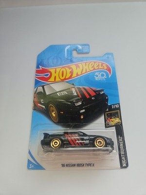 Hot Wheels 2018 50th Anniversary Nightburnerz '96 Nissan 180SX Type X Advan
