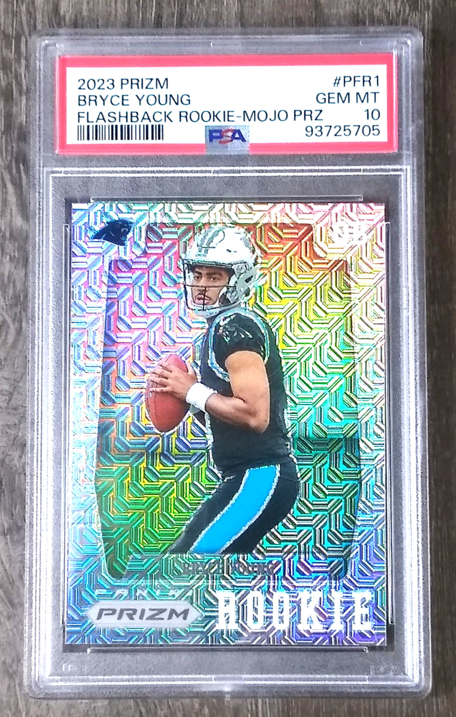 2023 Bryce Young Prizm Flashback Mojo RC 25/25 PSA 10