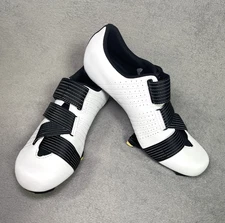 Fizik Tempo Powerstrap R5 Men's Clipless Road Cycling Shoes White/Black Mens 9.5