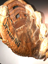 Vintage Spalding PFO-100 Leather Baseball Glove 42-5307 RHT