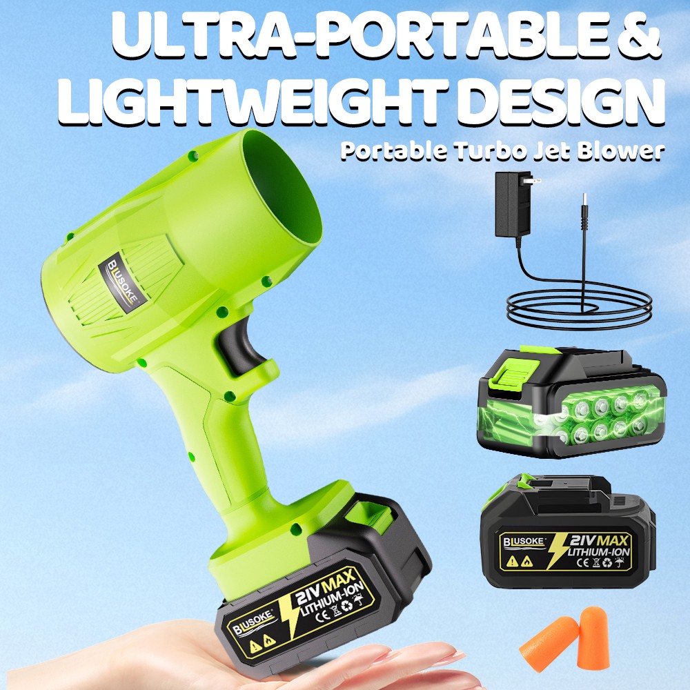 Cordless handheld hair dryer, lightweight electric hair dryer for garden, home