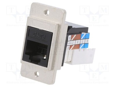 Złącze: RJ45 gniazdo DUALSLIM Kat: 6a 8p8c IDC 29mm metal Z1C2