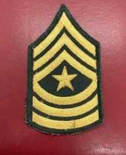 ARMY SGT MAJOR CHEVRON USED