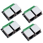 1X (4 sztuki płyty Ethernet RJ45 z gniazdami, płyta przyłączeniowa 3,5 mm, 9807