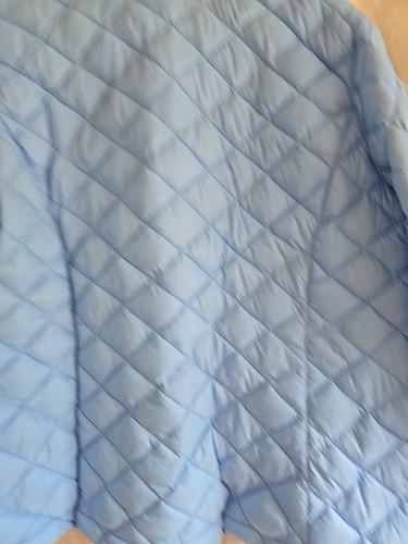LL Bean Jacket Womens Large Blue Quilted Full Zip Puffer Pockets Outdoors Spring - Picture 6 of 7