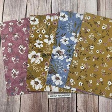 Wildly Flowering Stampin Up DSP 4 12x12 SHEETS 163323 FLORAL DESIGNS TEXTURES