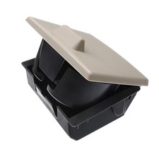 Front Dashboard Cup Holder for F-250 F-350 F-450 F-550 Super Duty 2008-2010 Gray