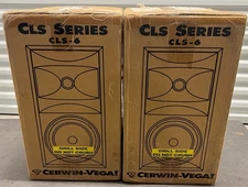 Brand new in Sealed Boxes Cerwin Vega CLS-6 Speakers