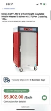 Metro C549-ASFS-U Full Height Insulated Mobile Heating Cabinet 18 Pan Capacity