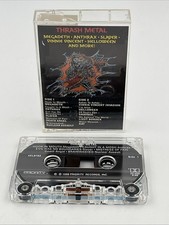 Thrash Metal Megadeath Slayer Anthrax 1988 Priority Records Cassette Tape Tested