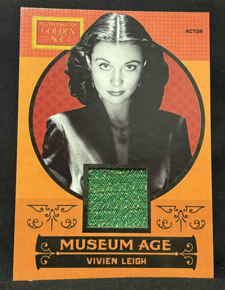2014 panini golden age museum age memorabilia #1 vivien leigh gone with the wind