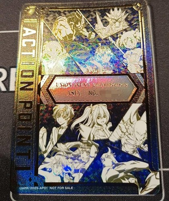 #ad #ad JP Union Arena 2nd Anniversary Random Serial Number Action Point UAPR 2025 AP01 $19.38