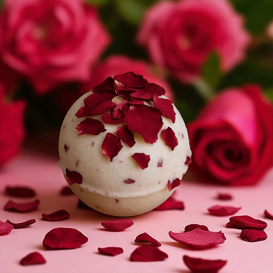 Rose-Olivenöl Badekugel - Bild 2 von 4