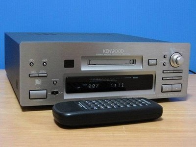 KENWOOD DMF-7003 MD player with Compatible remotes Maintenance completed good