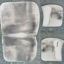 Back On Track Contender II Dressage Pad with Ultra Thinline - White - Shimable