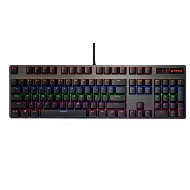 Rapoo V500Pro Gaming Mechanical Backlit Keyboard - Black (QWERTY) - Image 2