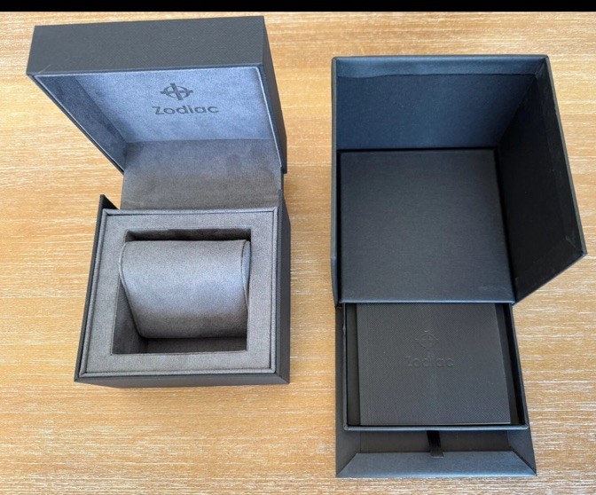 Nuevo Juego de Caja Reloj Zodiaco Grande con Folleto Manual