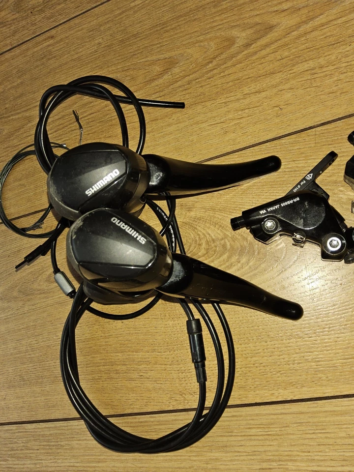 Shimano ST-RS505 Hydraulic Disc Brake STI Levers And Calipers 11 Speed Double - Image 3 of 4