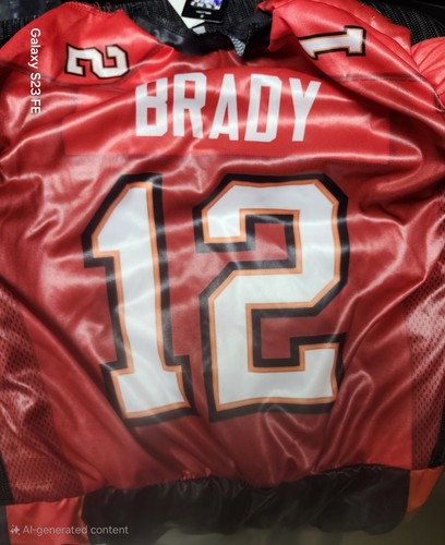 NFL Tampa Bay Buccaneers Tom Brady #12, Boys Two Piece Costume, Size Small 4-6 - Picture 3 of 3