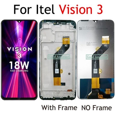 6.6'' For Itel Vision 3 S661L S661LP LCD Display Touch Screen Digitizer Assembly