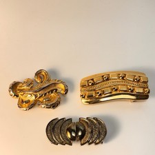 Vintage Belt Buckle Lot Chunky Statement 80s 90s Mimi di N Sold As Is