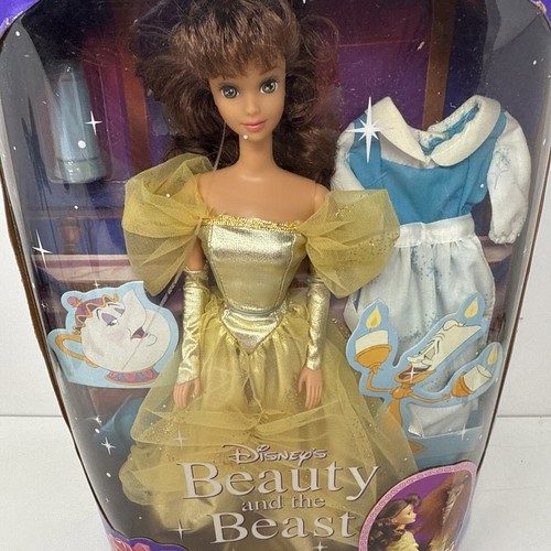 Muñeca Barbie Bella y la Bestia Bella Mattel 2433 1991 de colección de Disney totalmente nueva - Imagen 8 de 8