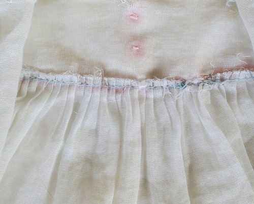 Vintage Original Pale Blue Doll Dress 1960s for Tiny Thumbelina Doll-Read - Picture 6 of 10