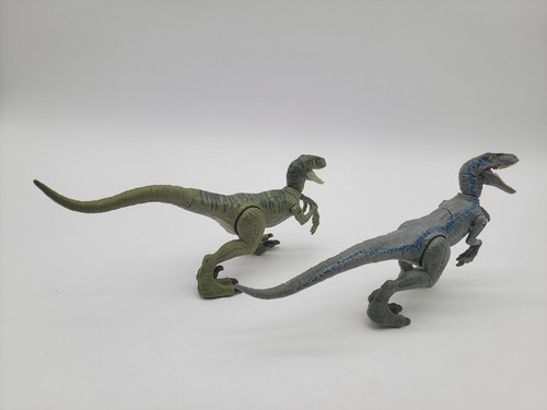Jurassic Park World Lot of 5 Figures 4 Velociraptor & 1 Pachycephalosaurus Dino - Picture 7 of 20