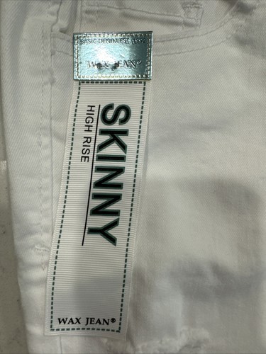 Wax Denim Womens Juniors Push-Up High-Rise Destructed Skinny True Stretch Size 5 - Picture 2 of 7