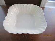 Spode Copeland CHELESA WICKER Bone China 9 1/2" Square Serving Bowl