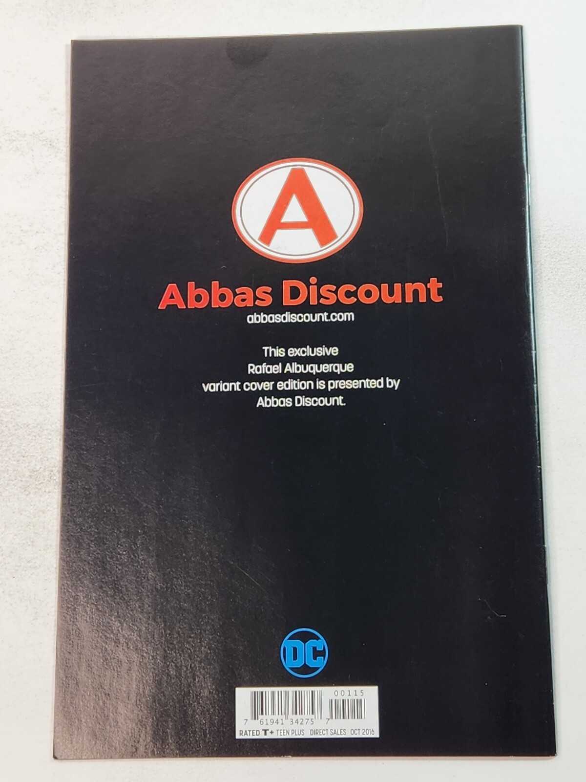 Harley Quinn 1 DC Comics Rafael Albuquerque Abbas Discount Variant 2016