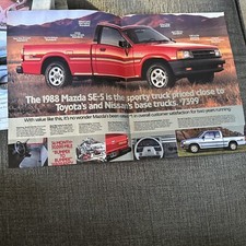 1988 Mazda SE-5 Pickup Truck Advertisement