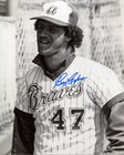 BUZZ CAPRA signed 1974-77 Atlanta Braves photo in action COA All Star 1974 — photo 1