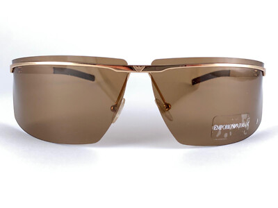 小物 00s EMPORIO ARMANI orval sunglasses y2k Emporio Armani Y2K 203-S Skinny Blue Tinted Lens Metal Frame