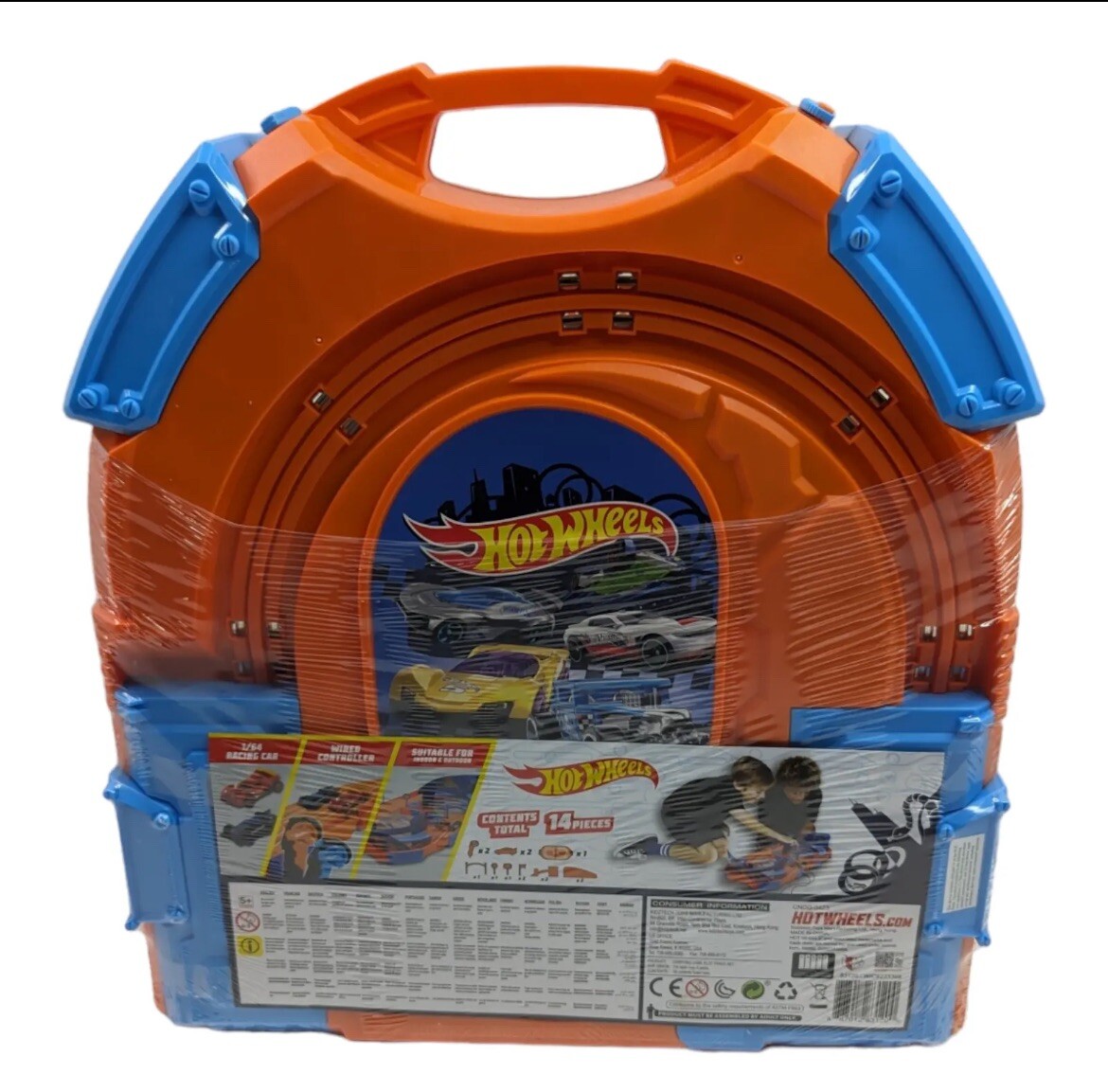 Hot Wheels Slot Track Carrying Case & 5.5ft Track 164 Scale