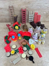 Lot Calico Critters Sylvanian Family Toy Furniture Animals School Picnic Ladders