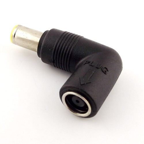 DC Power 7.9 x 5.5mm Female To Male Right Angle Connector Adapter for Lenovo IBM - Picture 3 of 7