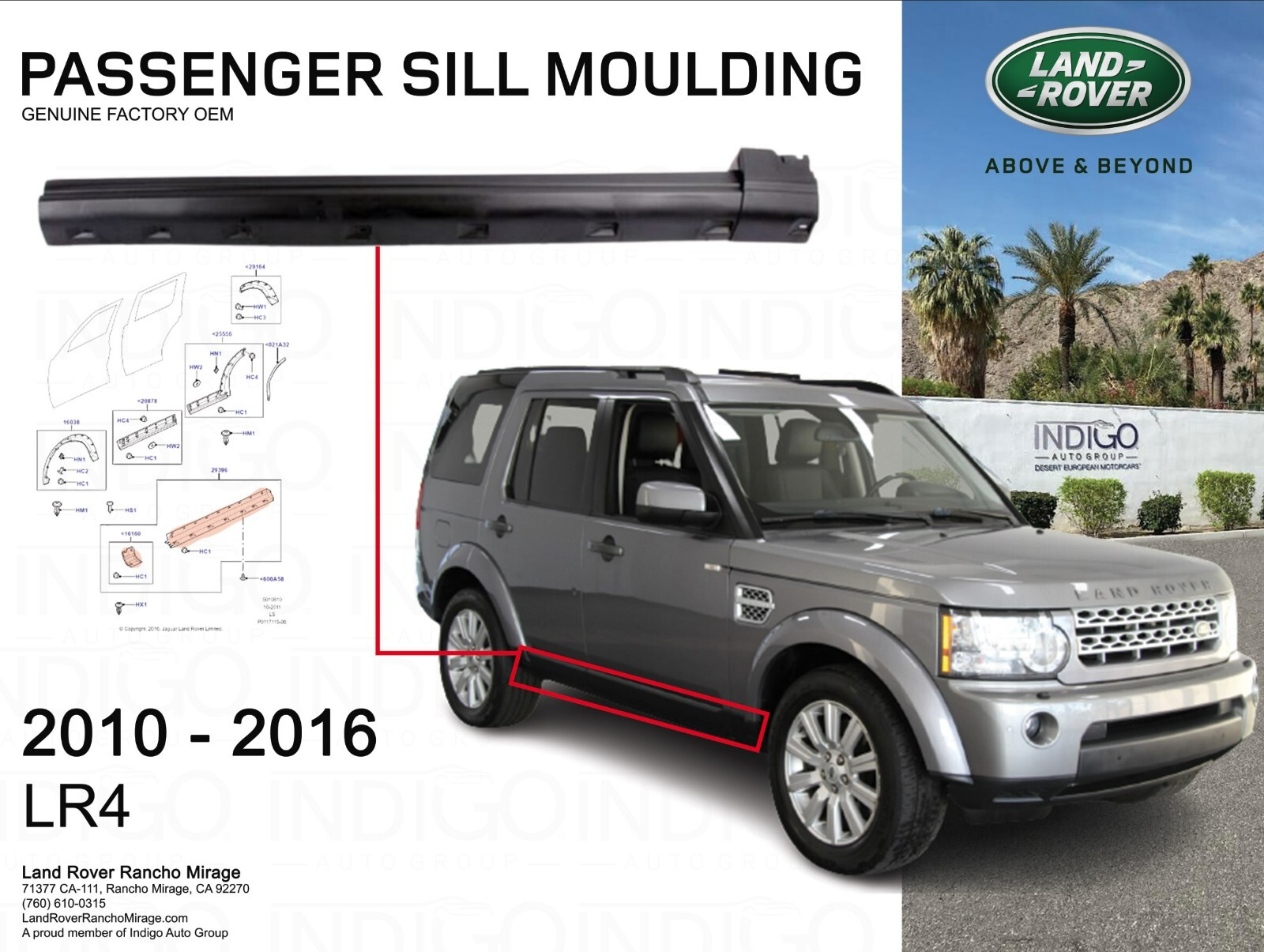 Land rover dgp500480pcl