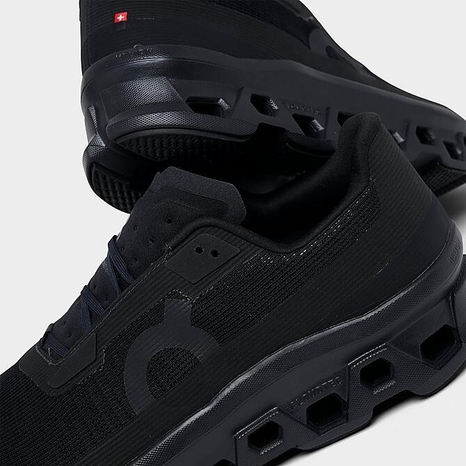 Men's On Cloudmonster Void Black Running Shoes | eBay