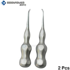 2 MILLER APEXO FRENCH STEEL DENTAL ELEVATORS Left+ Right